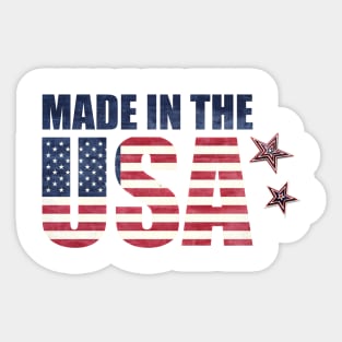 MADE IN THE USA Sticker